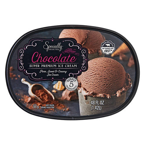 Specially Selected Chocolate Premium Ice Cream, 48 fl oz